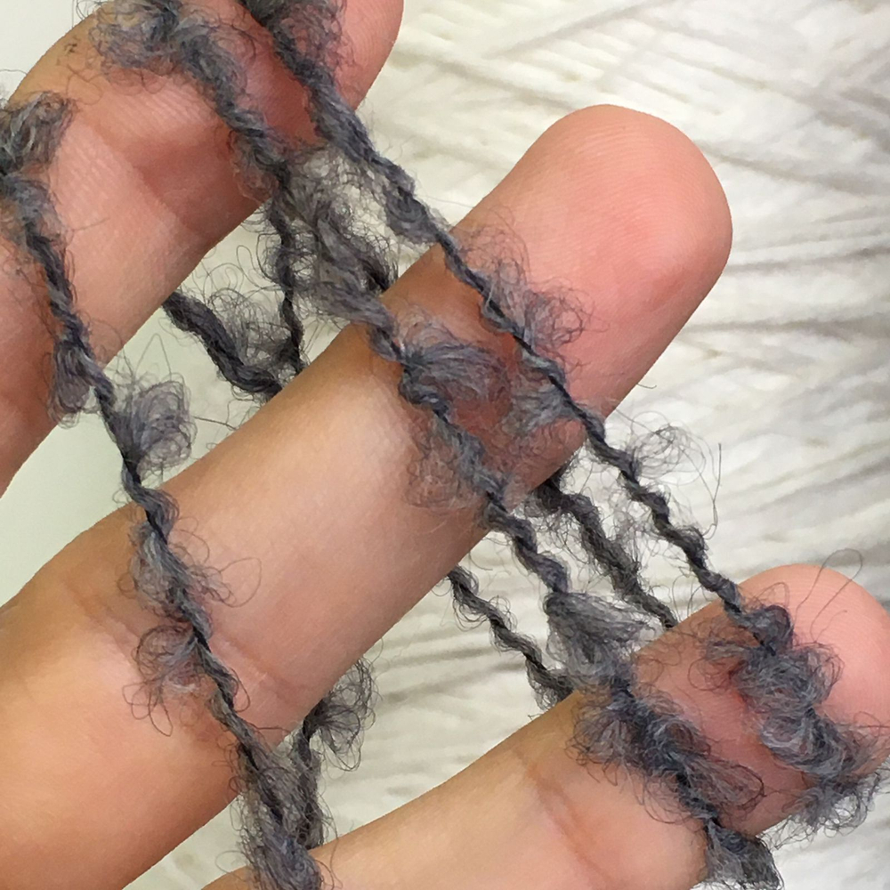 SPUMONE - Pecci Filati; 22% альпака, 39% меринос, 25% акрил, 14% п/а; 150м/100гр; col. 803, цвет: серый, букле