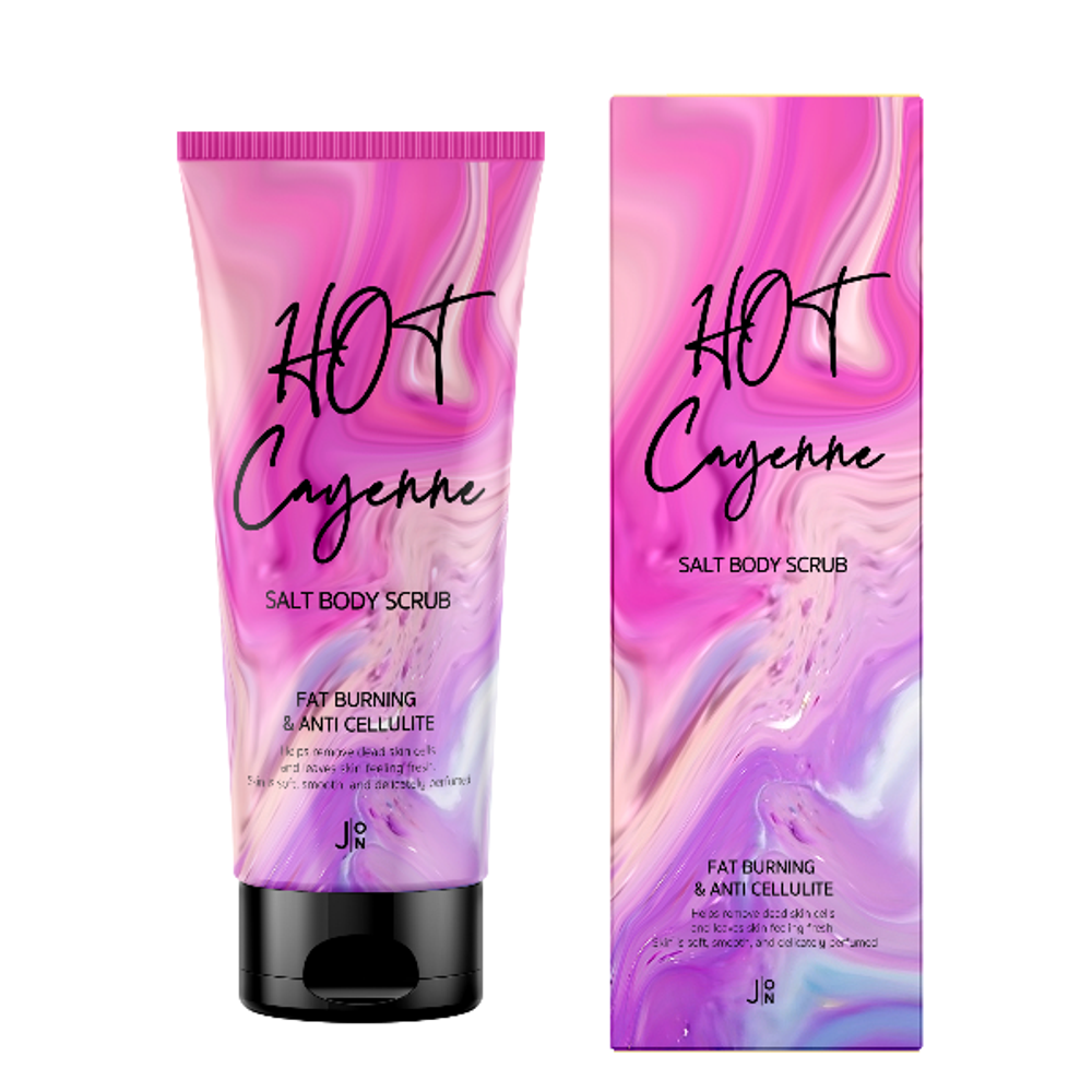 J:On Hot Cayenne Salt Body Scrub антицеллюлитный скраб для тела с перцем и солью