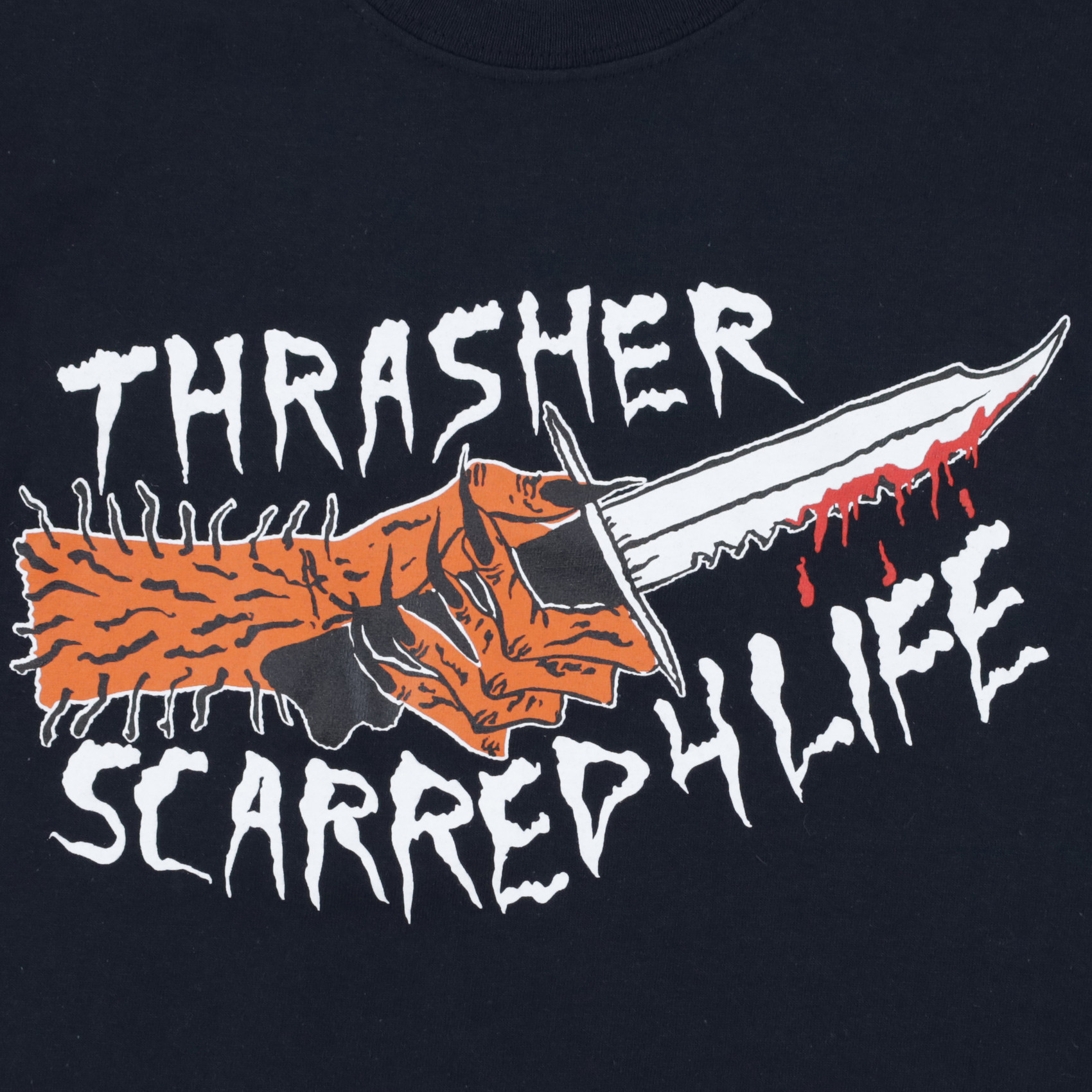 Футболка Thrasher Scarred (black) артикул: - купить в магазине Дайс
