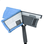 Насадка для мытья стекол и зеркал со сменной тряпкой из микрофибры