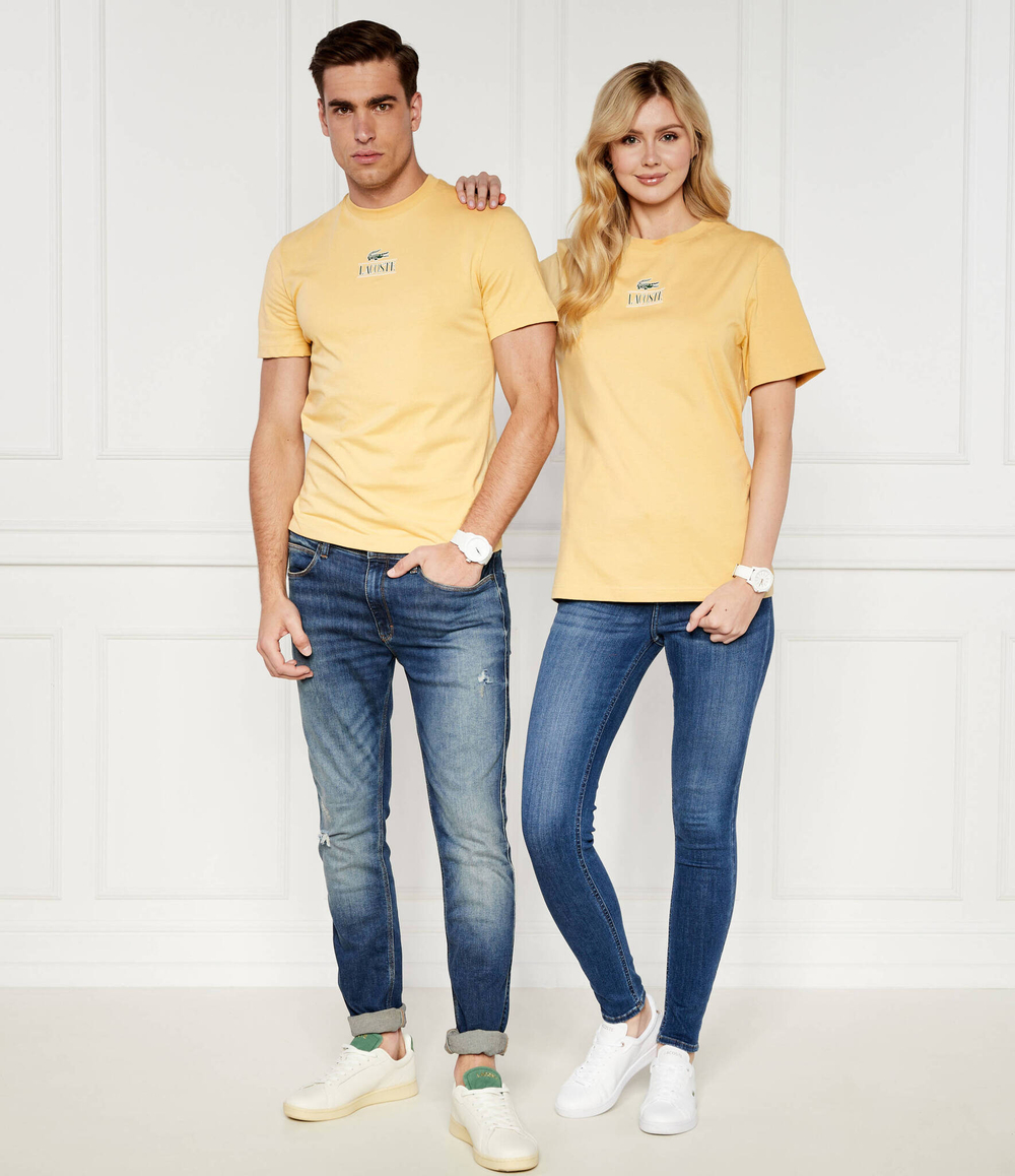 Футболка Lacoste - желтый(TH1147)