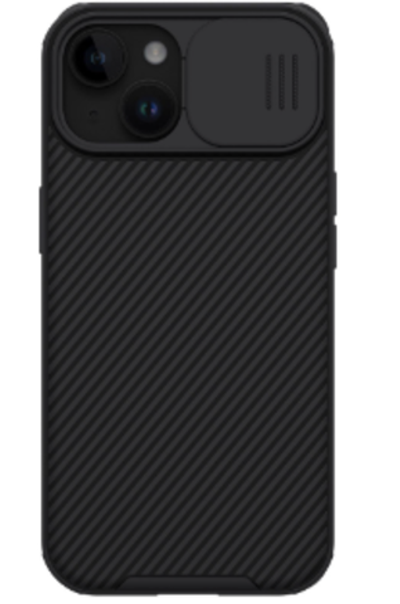 Чехол-накладка Nillkin CamShield Pro для iPhone 16 Plus пластиковый (черный)