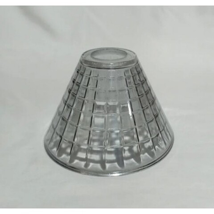 Плафон стеклянный "Дымчатая вафля"