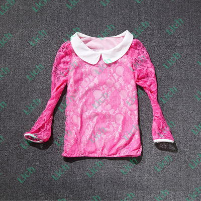 Блузка детская гипюровая с бантами на спине