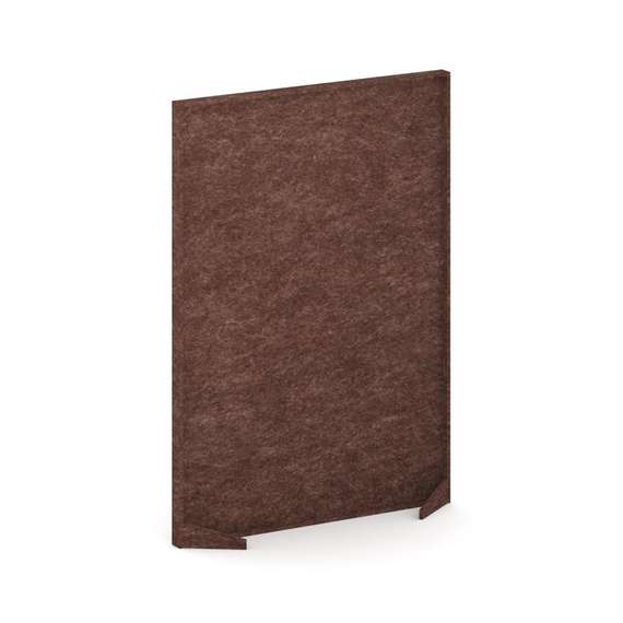 AcustiX Напольная прямая перегородка VE.NPP-100.16 Молочный Шоколад 1000*400*1600