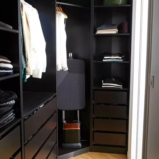 Гладильная система Tefal Ixeo QT2020EO, золотой/черный