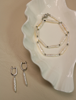 Чокер из барочного жемчуга «Жемчужный штрих»