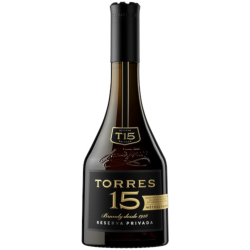 Бренди Torres Reserva Privada 0,7 л. В подарочной упаковке с 2 стаканами