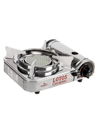 Плита газовая портативная в кейсе TOURIST LOTOS CERAMIC керамическая (TR-350)