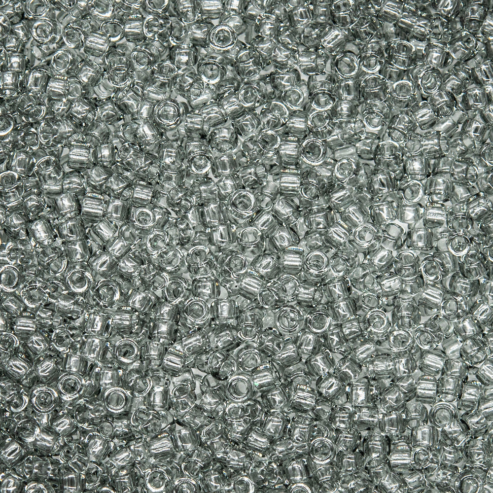 Японский бисер TOHO Round 15/0 (№9), прозрачный