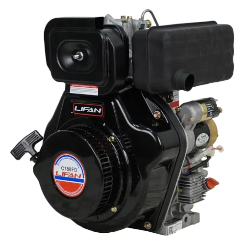 Lifan Diesel 188FD 6А двигатель дизельный конусный вал 00-00152514