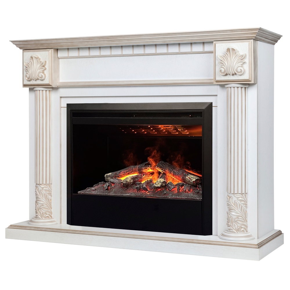 Каминокомплект Real Flame Imperia 26/33 WT с очагом 3D Helios 26 SBG