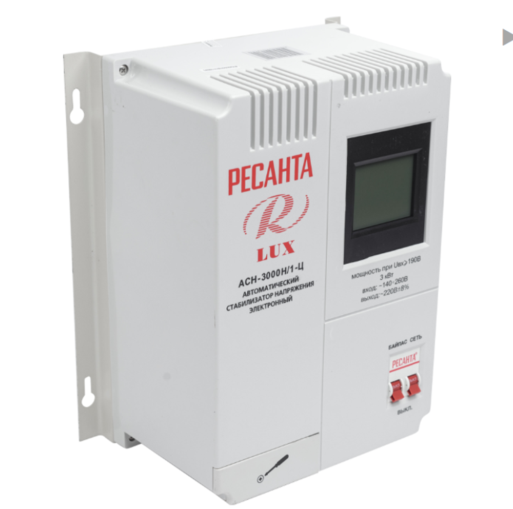 Стабилизатор Ресанта АСН- 3 000Н/1-Ц серии LUX