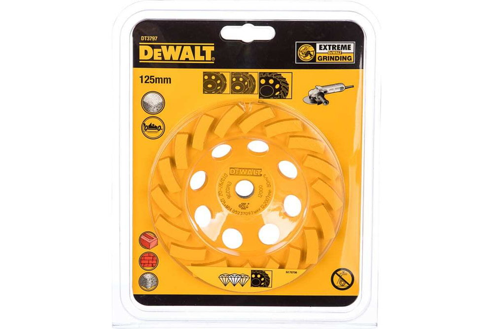 Чашка алмазная Turbo EXTREME (125 мм; M14) DEWALT DT3797