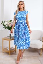 Платье Ольга (голубо-белое) П15887-45М LT Collection