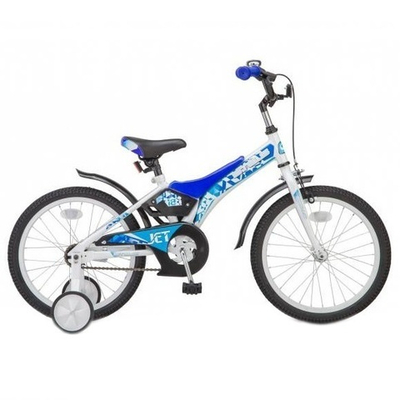 Детский велосипед Stels Jet 18" бело-синий