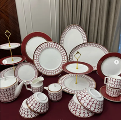 Закусочная тарелка маленькая First Lady Королевская Бургундия