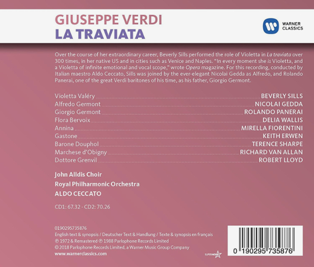 Aldo Ceccato / Verdi: La Traviata (2CD)