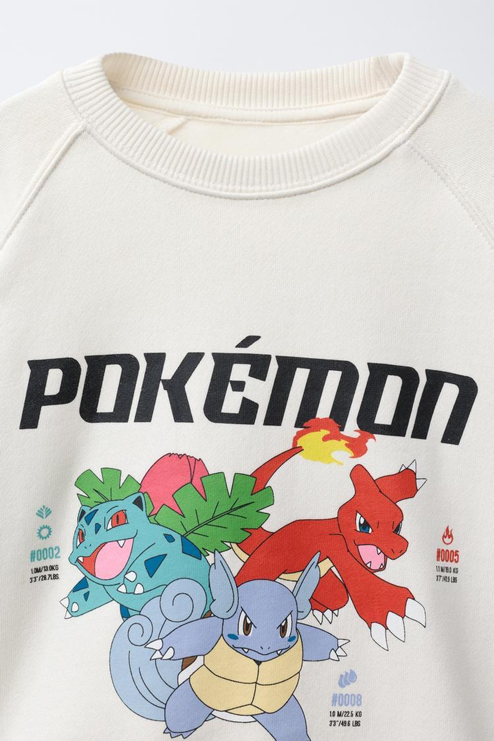ZARA ТОЛСТОВКА С ПРИНТОМ POKÉMON ™, ЭКРЮ
