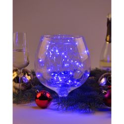 ENIN -5NB ЭРА Гирлянда LED Нить 5 м синий свет, АА