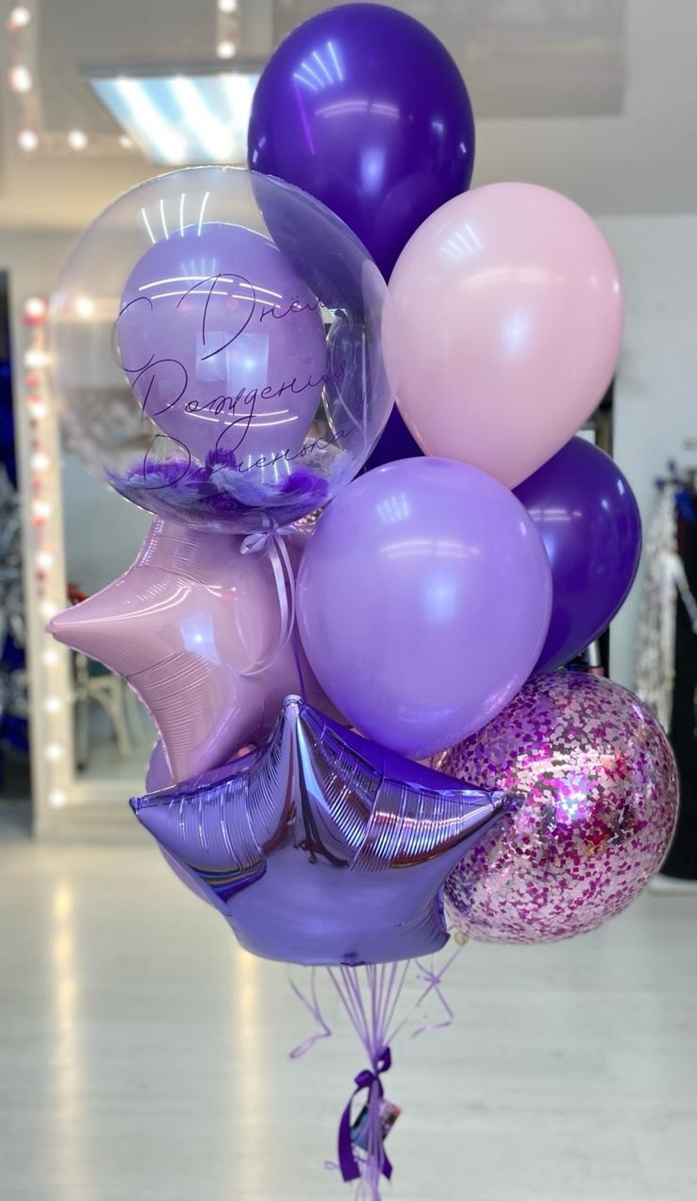 Воздушные шары с перьями №585