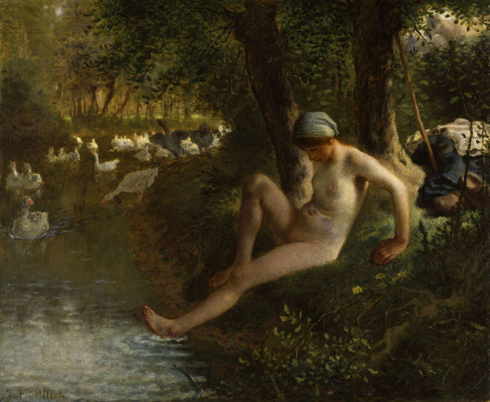 Jean-Francois Millet (1814-1875) - эротическое искусство французского художника