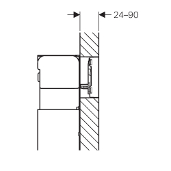 Смывная клавиша GEBERIT Omega60 115.081.SQ.1