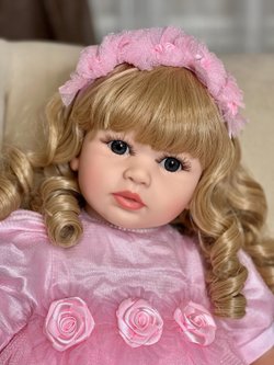 Кукла Реборн мягконабивная 60см в пакете (FA-168)