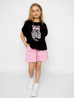 Костюм "Фиджи-1", черный/розовый, р.134, (Ивашка)