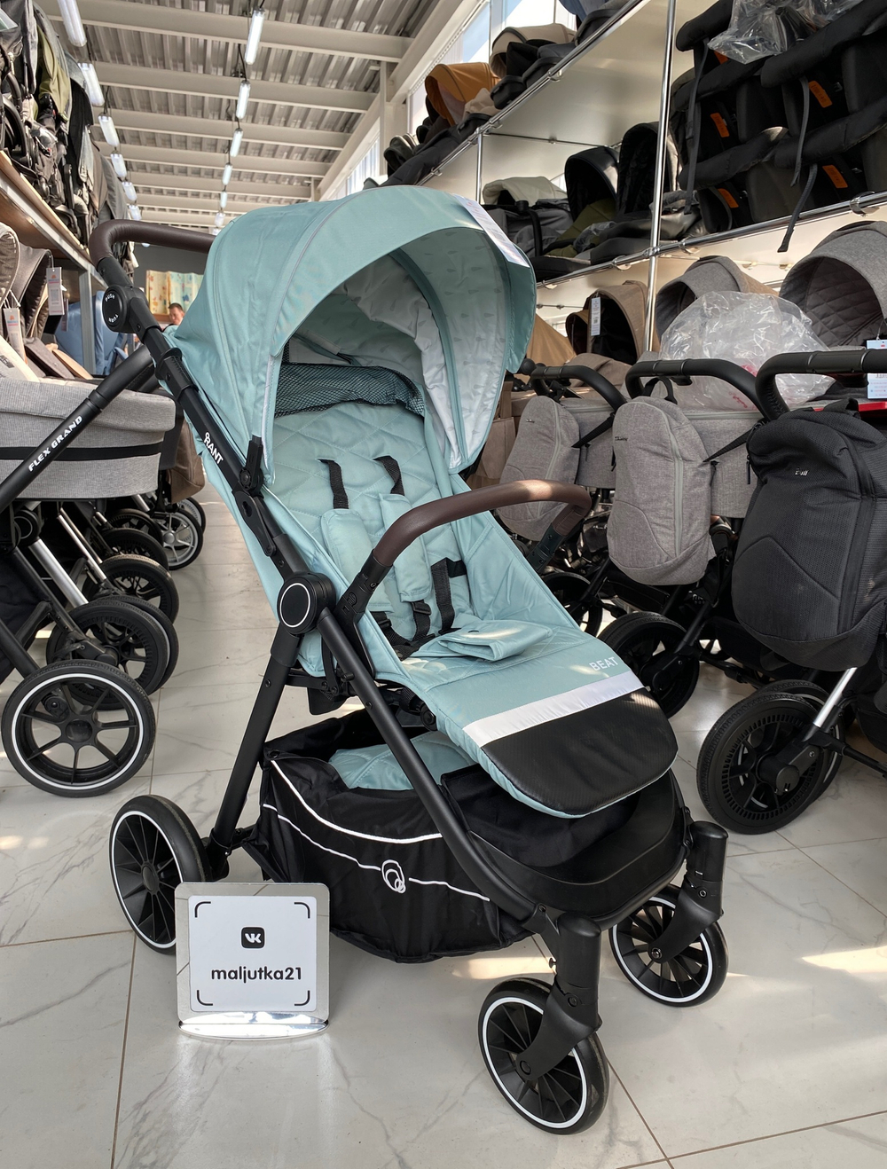 Коляска детская RANT "BEAT" RA851 Ocean Green