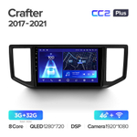 Teyes CC2 Plus 10,2"для Volkswagen Crafter 2017-2021