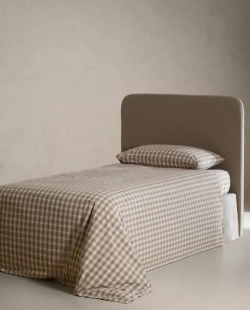 ZARA HOME ДЕТСКАЯ ПРОСТЫНЯ НА РЕЗИНКЕ, КОРИЧНЕВЫЙ