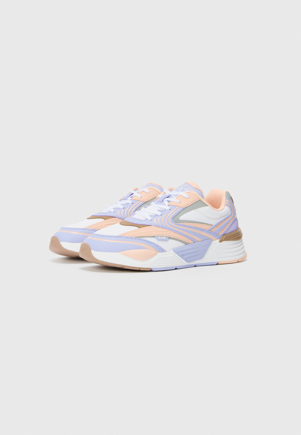 EA7 Emporio Armani ACE RUNNER 2 UNISEX - кроссовки на шнуровке - Розовый