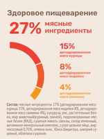 ZOONIK Sterilized Сухой полнорационный корм для стерилизованных кошек и кастрированных котов, мясное ассорти, 2 кг