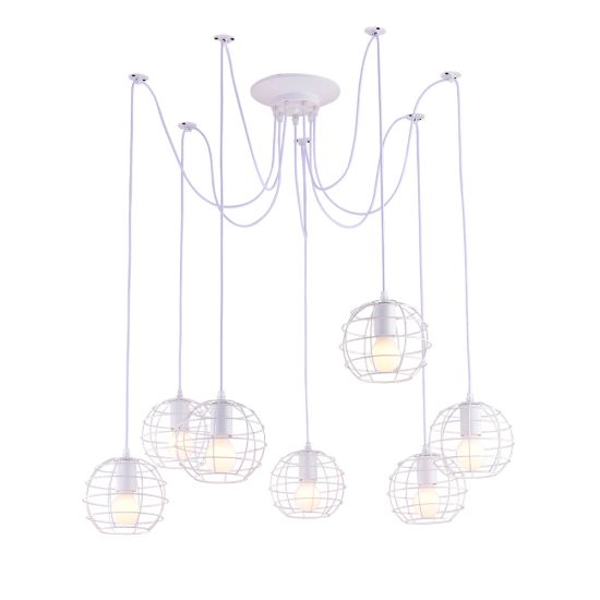 Подвесная люстра Arte Lamp SPIDER A1110SP-7WH