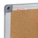 Доска комбинированная: магнитно-маркерная, пробковая для объявлений, 60х90 см, BRAUBERG "Extra", 237566