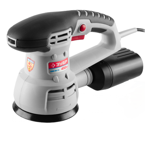 Орбитально-шлифовальная машина Зубр ЗОШМ-450-125