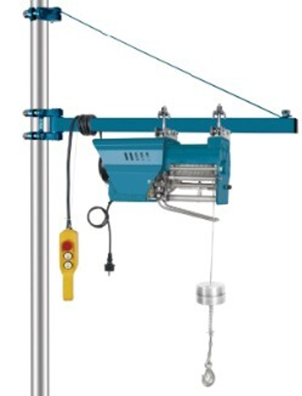 Таль электрическая TOR BLDN-YT-STL 125/250H 35м подвесная, высокоскоростная 1004897