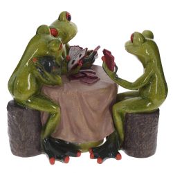 GAEM Фигурка декоративная "Лягушки", L14,5 W14 H13 см