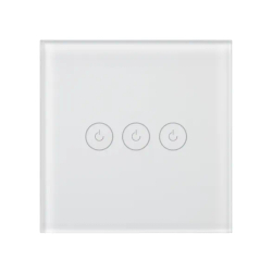 Выключатель сенсорный SWT-OMALI-S03-ZB-WH (250V, 10A, Zigbee) (Arlight, Стекло) 050042