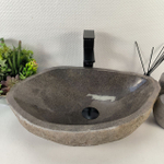 Раковина из речного камня RS-65411 53*36*15 0857