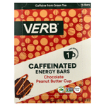 Verb Energy, Caffeinated Energy Bar, Chocolate Peanut Butter Cup, 16 Bars, 0.92 oz (26 g) Each