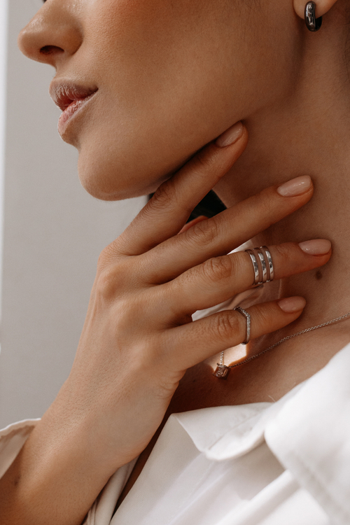 Кольцо фаланговое "Тройное" (незамкнутое)