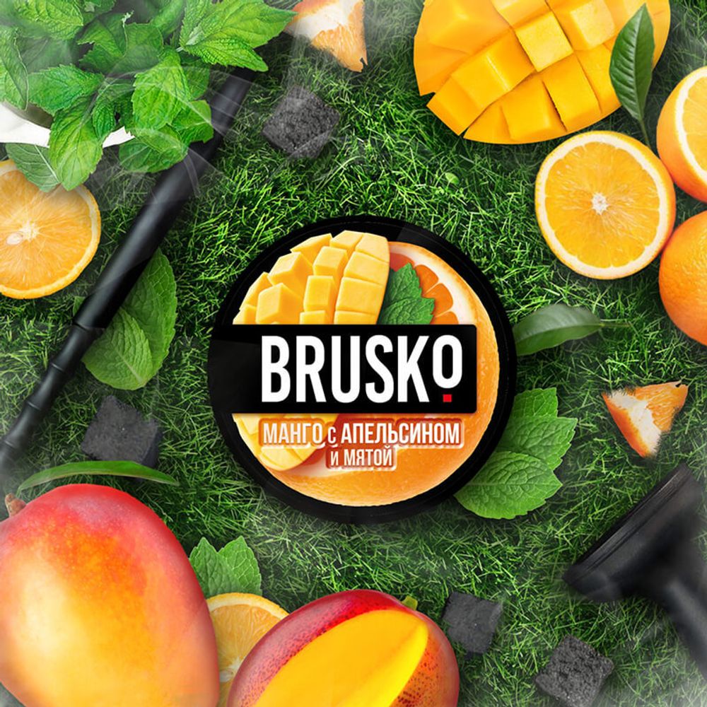 Brusko Medium - Манго с апельсином и мятой 50 гр.