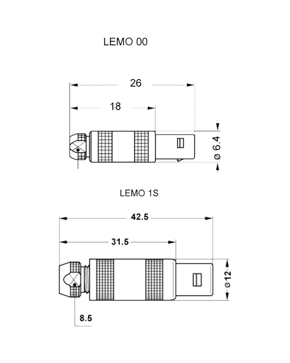 Кабель армированный Lemo 1S.275 – Lemo 00