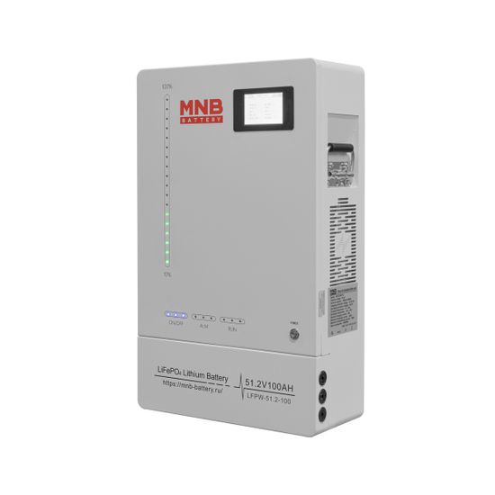 Аккумулятор MNB Литий-железо-фосфатный (LiFePO4 с BMS) FPW 51,2-100 LCD Touch