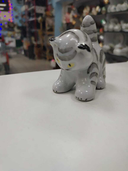 Статуэтка «Котёнок», Вербилки, фарфор, СССР, 1970-е гг.