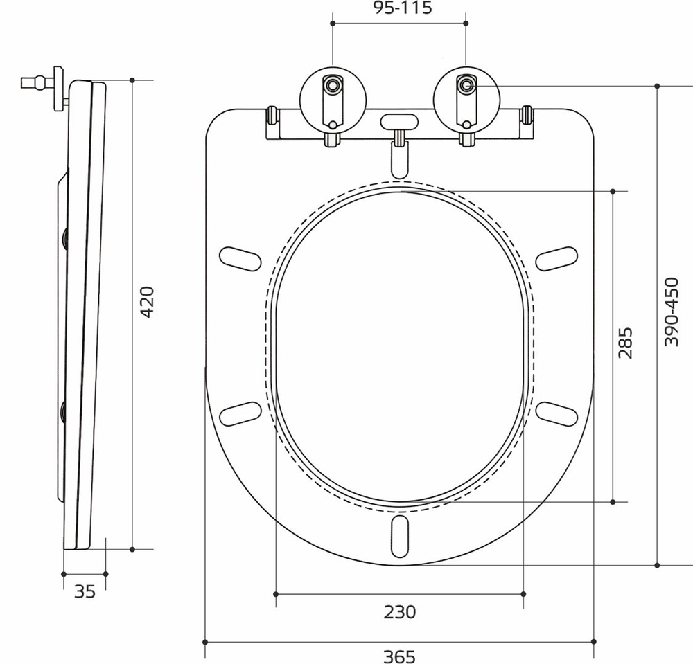 Сиденье для унитаза  WAVE ИГРА/PLAY дюропласт, микролифт, БЕЛЫЙ