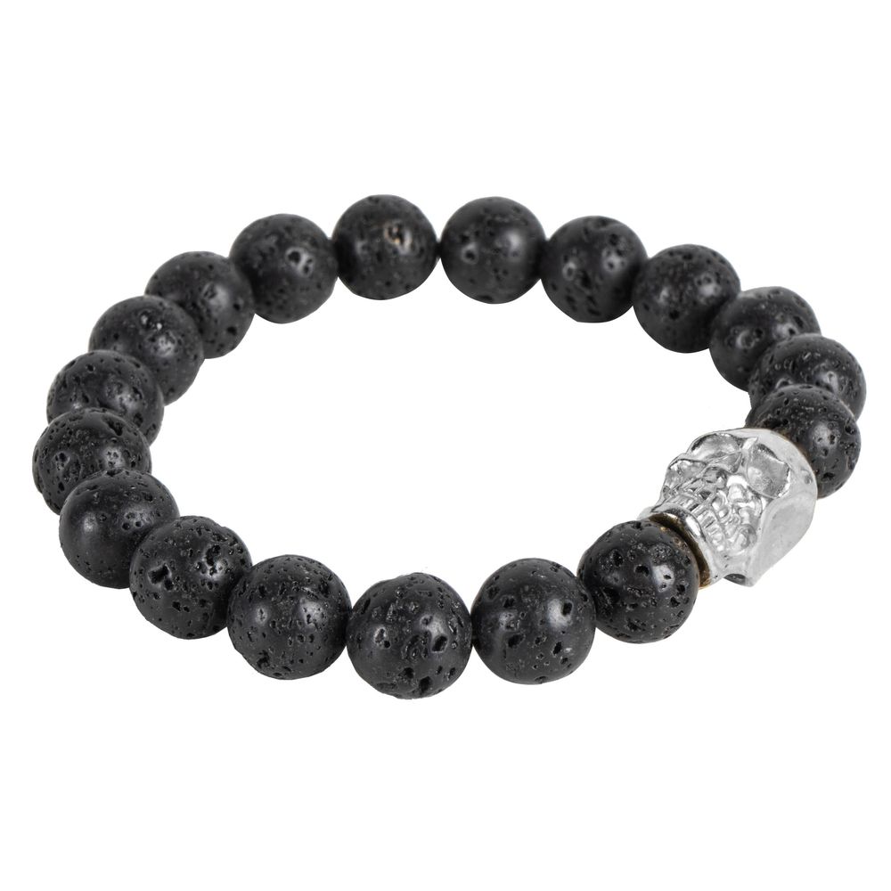 Bracelet skull Pierre Véritable / Черный