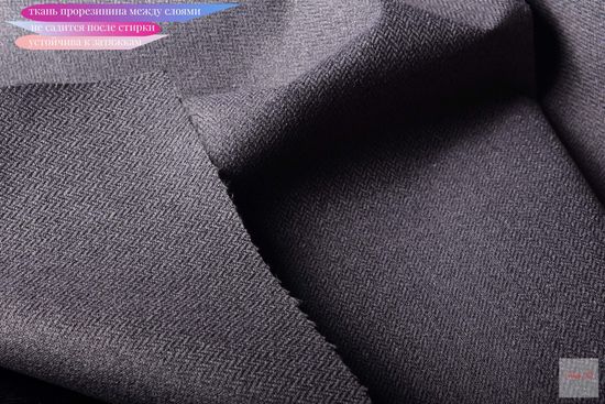 XL-Norton Blackout (тёмно-серый) Шторы блэкаут под лён